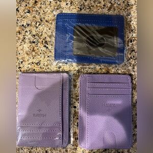 HALARA Blue and Purple Card Holders